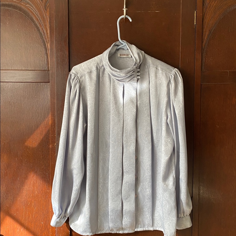 Worthington Light Gray Blouse